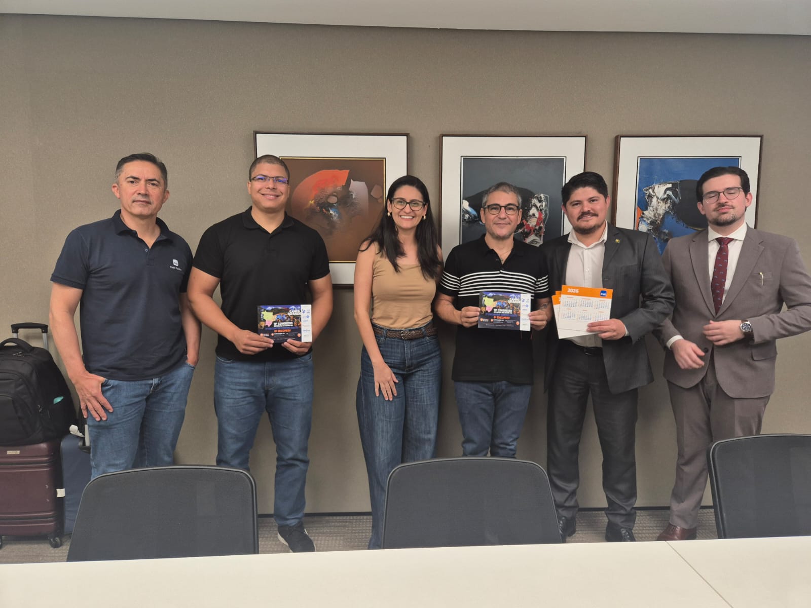 Presidente da ADIMP-MS realiza visita ao setor público do Itaú em Brasília e entrega convite para o 3º Congresso Centro-Oeste de RPPS, o 11º Congresso ADIMP-MS e o 6º ENCOPREV